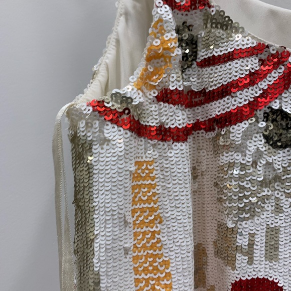 French Connection Adanya Sequin Shine Dress NWT 4 - Picture 10 of 12